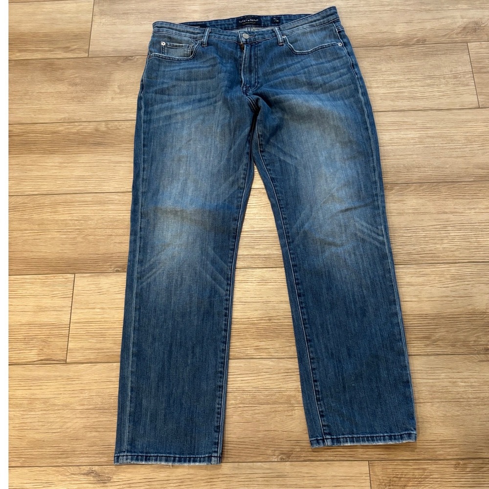 Lucky Brand 221 Straight Leg Jeans Mens 36x30 Medium Wash Blue Denim Pants